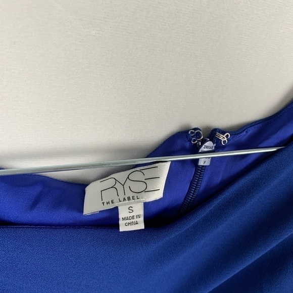 RYSE The Label Split Sleeve Blue Dress S NWT - Picture 6 of 9